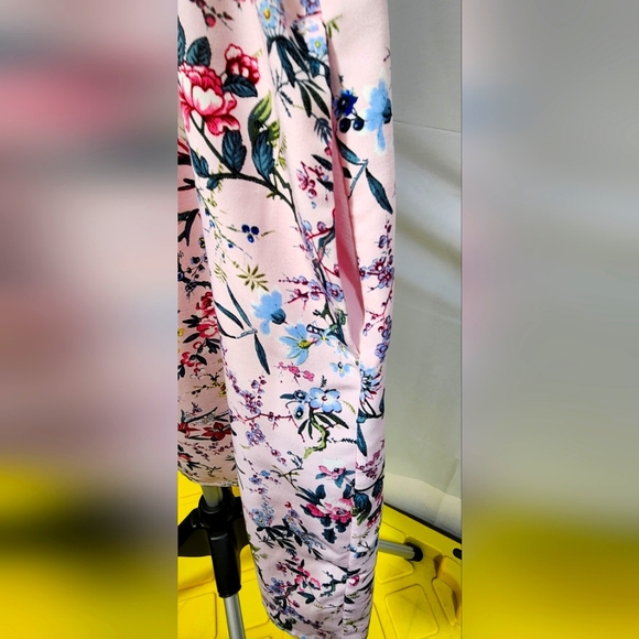 Original Nicole Miller Pink Sleeveless V-Neck Sundress-Size L - Picture 9 of 13